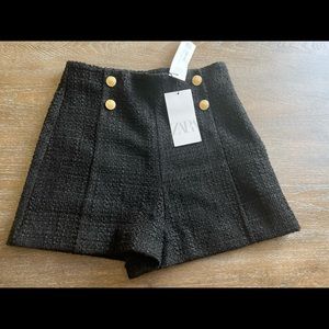 Zara textured weave shorts. Size Small (S)